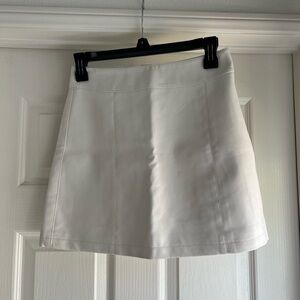 Forever 21 White A-Line Mini Skirt